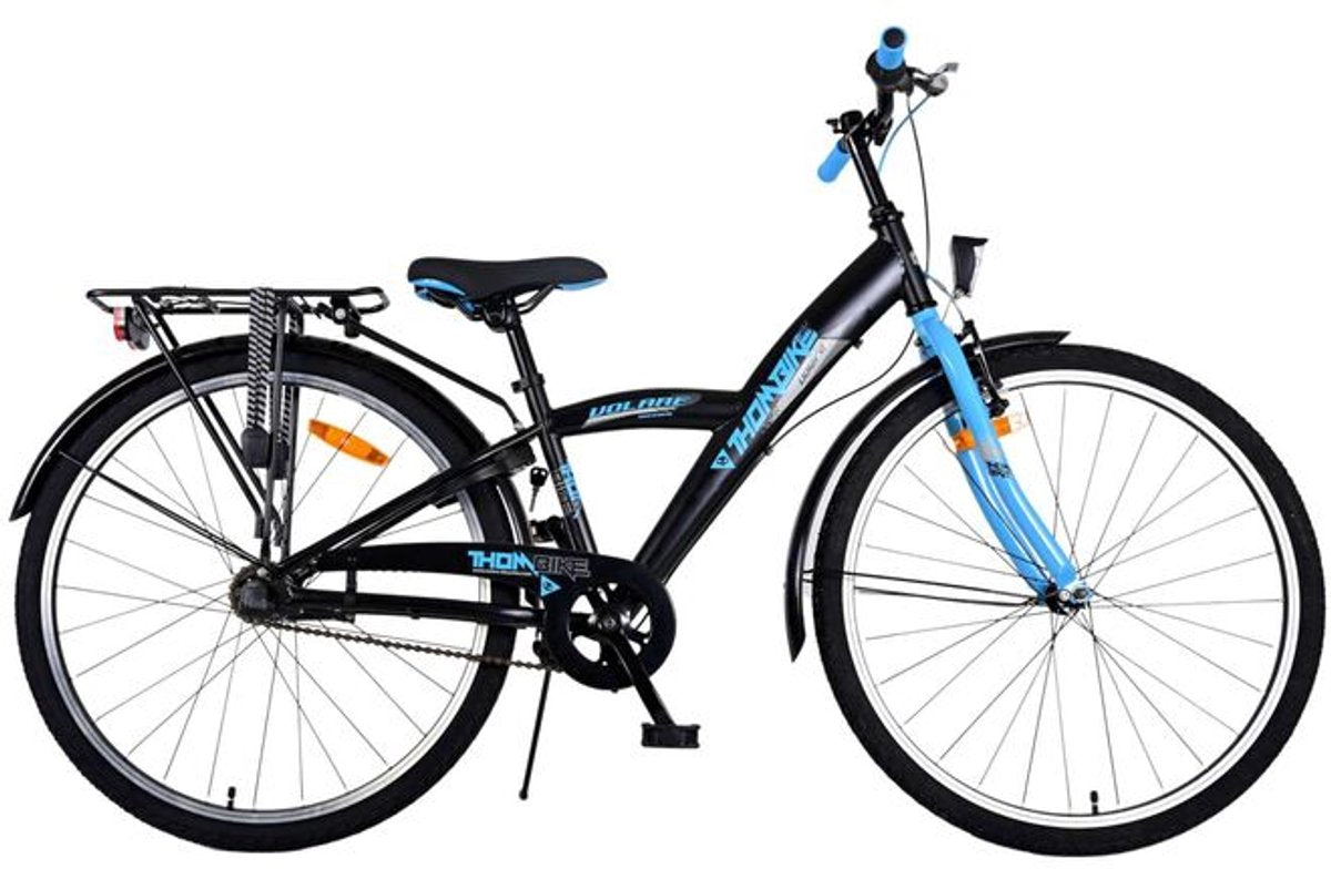Volare Thombike Kinderfiets - Jongens - 26 inch - Zwart Blauw - 3 versnellingen