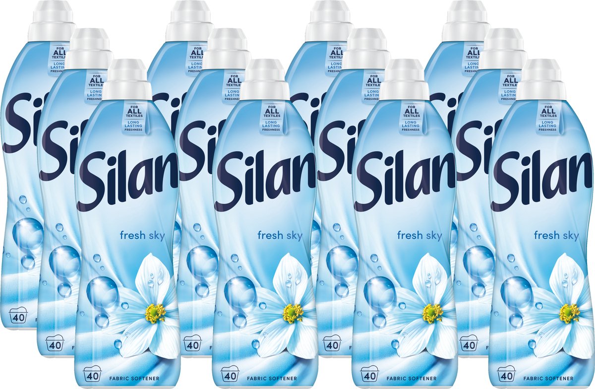 Ammorbidente Silan - Fresh Sky 880 ml - 12 x 40 lavaggi - Confezione risparmio