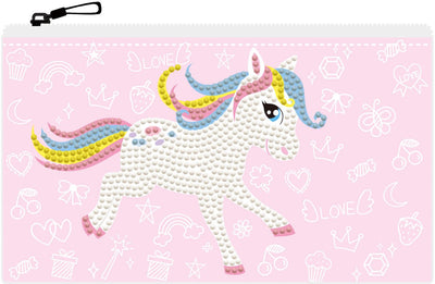 Astuccio Diamond Dotz® Diamond Dotz con cerniera - pony frolic - set per artigianato creativo.
