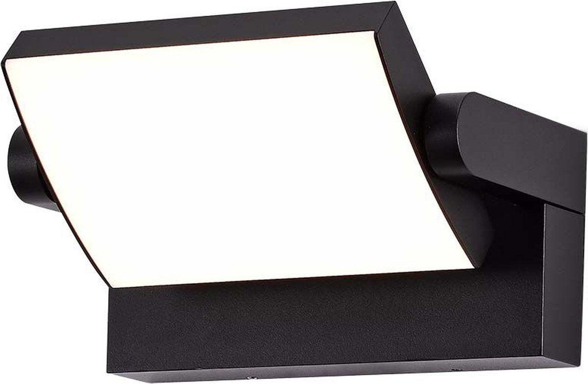 Lampada da parete orientabile a led V-tac vt-11020-b - waterproof ip65 - nero - 17w - 2520 lumen - 3000k