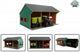 Localización agrícola de Kids Globe Globe para 3 vehículos, 1:16