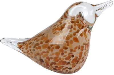Sculpture Bird Glass 15x6x9.5 cm