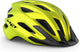 Met crossover fietshelm mannen vrouwen - stadsfietshelm volwassenen - maat m - lime yellow allic matt
