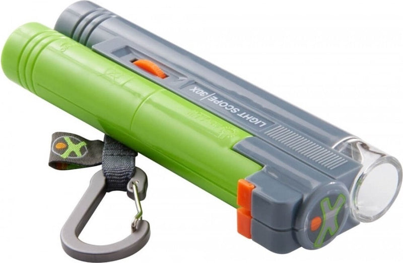 Haba terra kids - microscopio - junior 14 x 4,7 cm verde gris