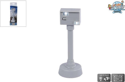 Kids globe flitspaal met licht en geluid, 12cm