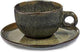 Surface by Sergio Herman Serax tazze da cappuccino con piattino - grigio indi - 4 pezzi