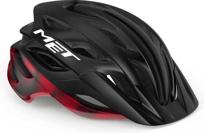 Con casco de bicicleta Veelo mips hombre mujer - casco de bicicleta bicicleta de montaña adultos - bicicleta eléctrica - bicicleta de ciudad - talla s (52-56cm) - negro rojo mate brillante (negro rojo)