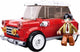 Sluban modelbricks klassieke engelse rode auto mini cooper bouwspeelgoed kinderen vanaf 6 jaar- m38-b0706b