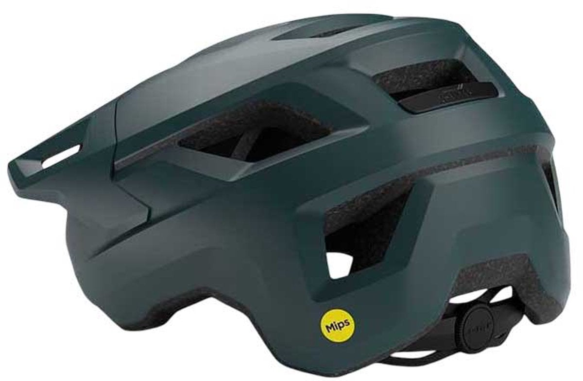 With shelter mips bicycle helmet - bicycle helmet men women - mtb helmet adults - mountain bike - size s (52-56 cm) - stone blue (blue)