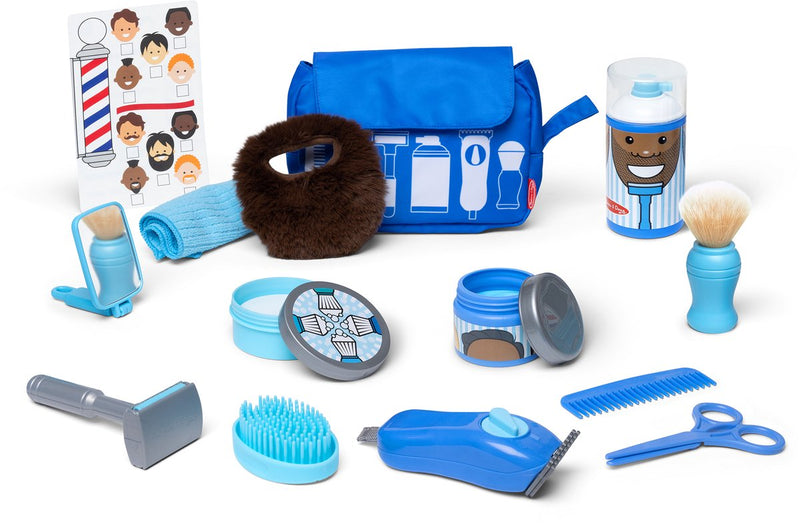 Melissa Doug Barber Shop Playset