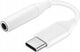 Samsung gp-tgu023aeaww jackplug usb-c audio adapter [1x jackplug female 3,5 mm - 1x usb-c] wit