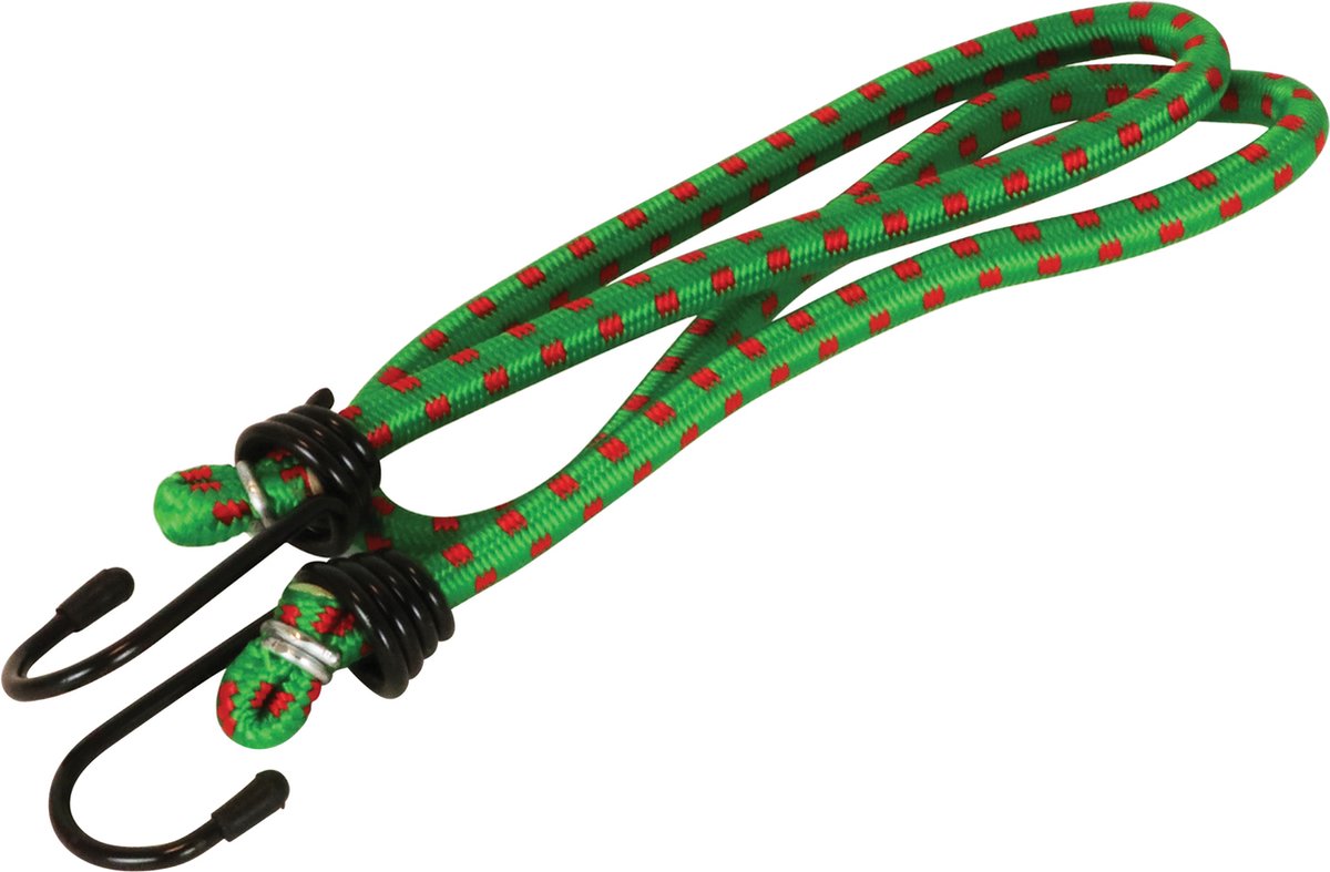 Carpoint correa para equipaje con ganchos ø8 mm verde 80 cm