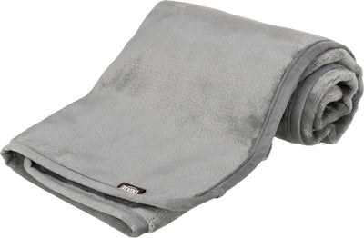 Trixie Dog blanket Levy Plush Gray