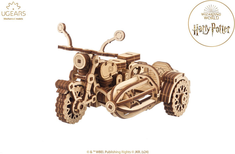 Costruzione di modelli 3D di Ugears - la moto volante di Hagrid™ - Harry Potter™ - kit di costruzione meccanica in legno - giocattoli educativi