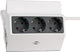 Brennerstuhl enchufe con abrazadera de 3 vías 3m h05vv-f 3g1.5 blanco antracita