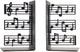 Balvi fermalibri set musica metal nero