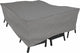 Eurotrail funda impermeable para mesa de jardín con sillas, cantonic 250x175x100cm, gris