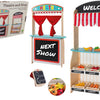 Jouéco houten theater en winkel 2 in 1 - met accessoires - vanaf 3 jaar