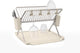 Brabantia sinkside afdruiprek - inklapbaar - met bestekhouder - soft beige