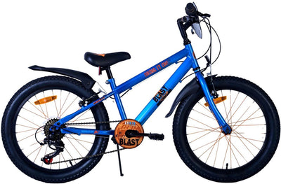 Nerf per bambini in bicicletta per bambini da 20 pollici blu raso 6 velocità