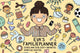Borgerhoff lamberigts Eva's Family Planner 2026–2027 – agenda settimanale per 5 persone con adesivi e colonne extra