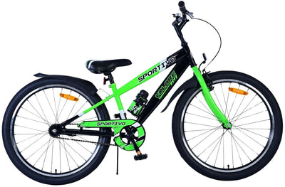 Valorare SportVo per bambini Bike Boys 24 pollici Verde nero