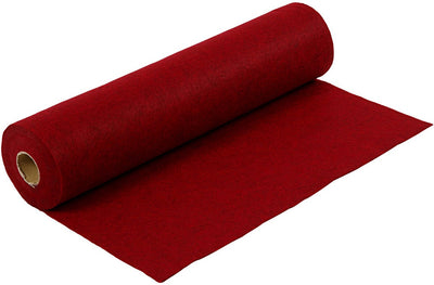 Feltro hobby Creative Company, L: 45 cm, spess. 1,5-2 mm, mélange, 180-200 gr, rosso, 5 m 1 rotolo