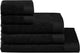 Set combinato cavalluccio marino pure Set tessile da bagno 5 pezzi nero (2xgd+2bd+1xdl)
