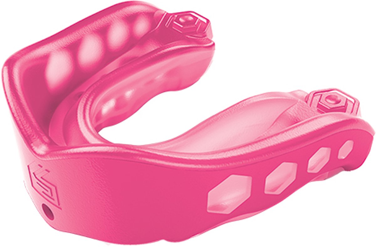 Protector bucal shock doctor gel max - rosa | tamaño: adulto