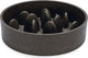 Designed by lotte pom antischrokbak hond - slow feeder hond - voerbak - vaatwasserbestendig - bamboe - grijs - 1430 ml