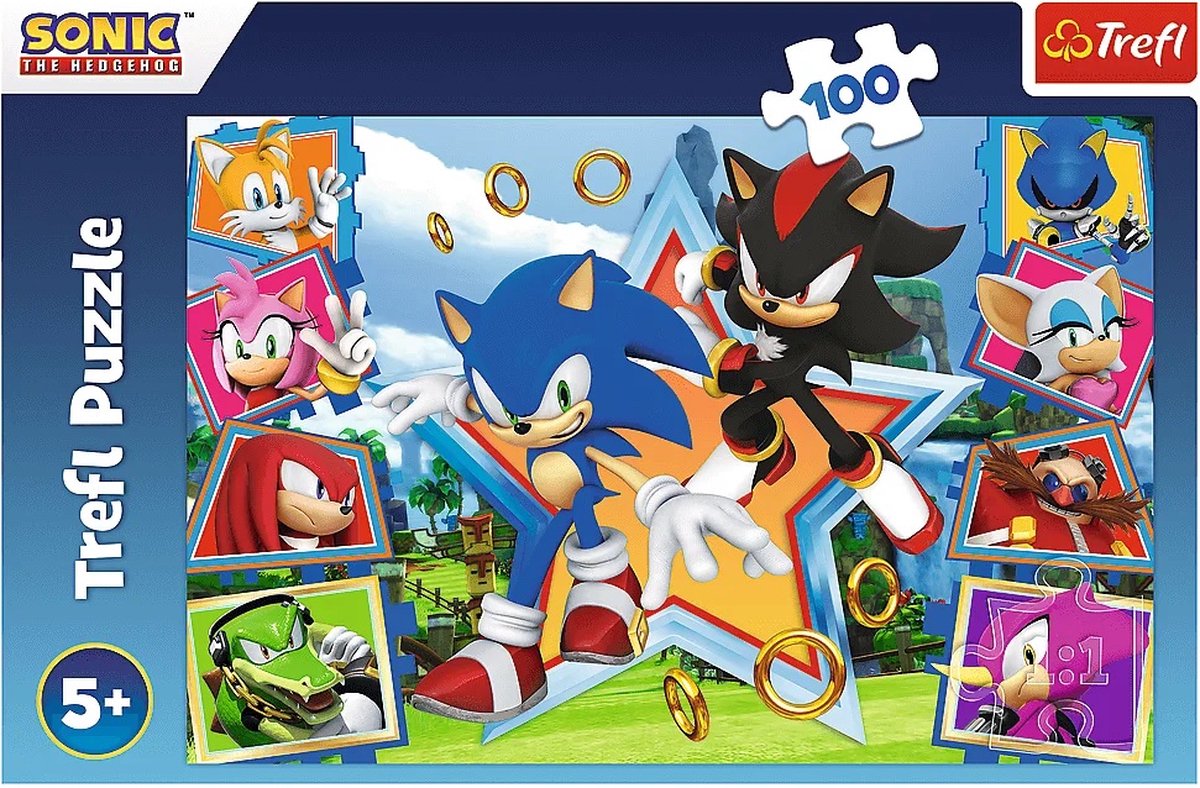 Trefl - puzzle - 100 - incontra Sonic Sega Sonic the Hedgehog .