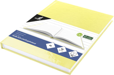 Cuaderno canguro - a5 - línea - 160 páginas - 80 gramos - tapa dura - amarillo pastel - 5 piezas - k-5381-5