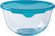 Pyrex - cook enjoy mengkom met deksel 700 ml - transparant - borosilicaatglas - polypropyleen