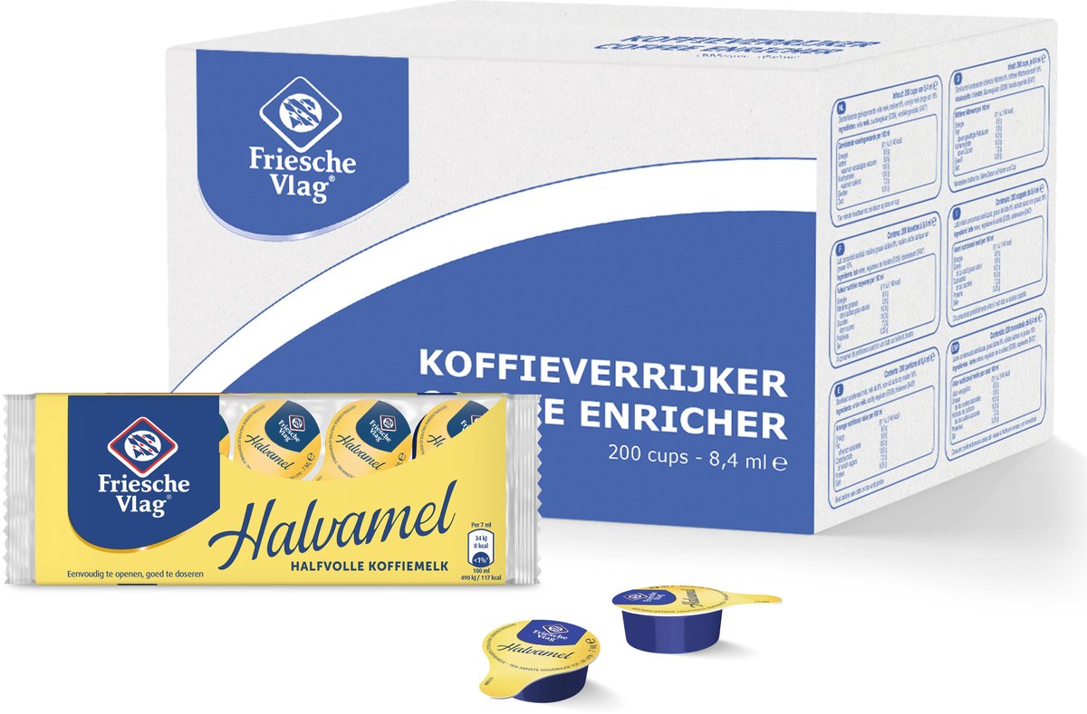 Halvamel con bandiera della Frisia – Tazze da caffè e latte – 20 x 10 x 7 ml – Confezione risparmio