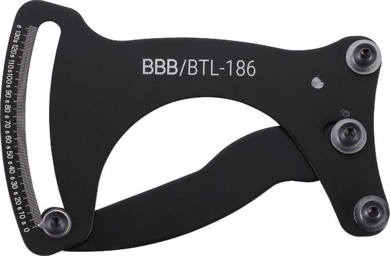 Tenditore per raggi per manometro da ciclismo Bbb - per tutti i raggi - misuratore di tensione per raggi accurato per bicicletta - nero - strumenti per biciclette - btl-186