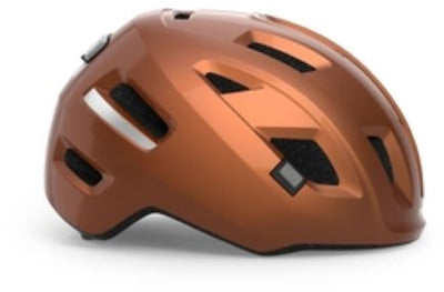 Con casco de bicicleta e-mob hombres mujeres – casco de bicicleta e bicicleta adultos – talla l (58-61 cm) – cobre