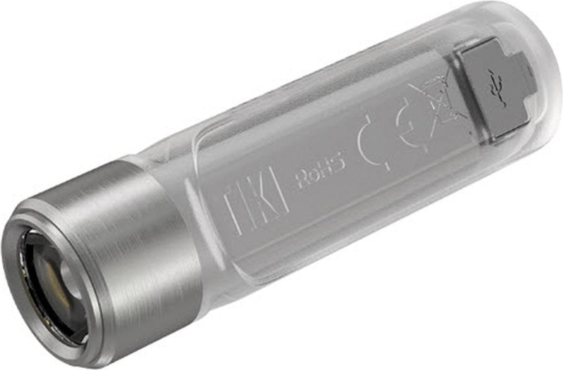 La linterna Nitecore tiki funciona con una batería LED, UV LED 300 lm 12 g