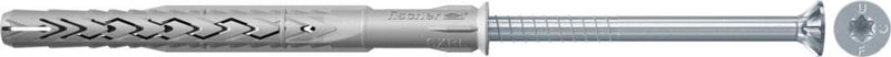 Tasselli per telaio da costruzione Fischer sxrl 10 x 80 t - t40 - vite a testa svasata - acciaio zincato (50 pz)