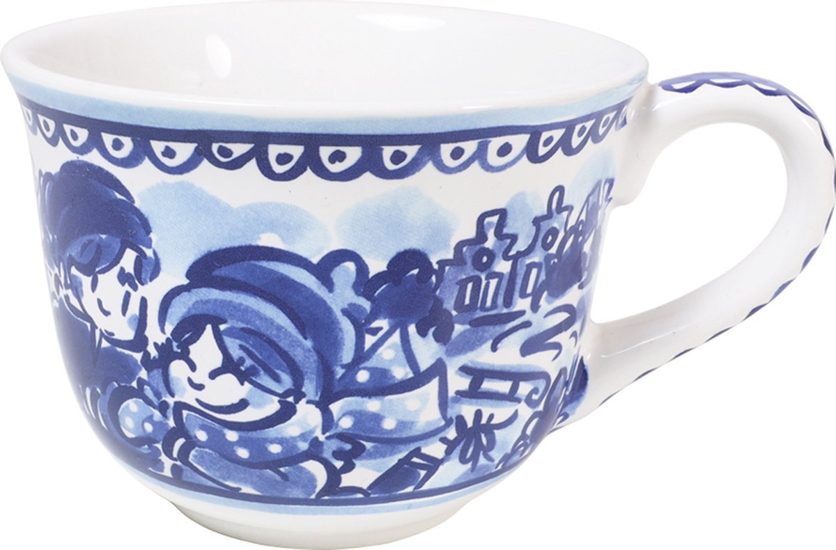 Blond Amsterdam, rubio de Delft: plato hondo invierno 14cm