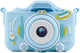 Fotocamera digitale per bambini Vision Products con custodia protettiva in silicone per 4-10 anni con giochi selfie - foto video - blu