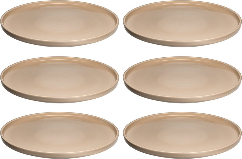 Plato Leonardo roma 27cm albaricoque - set 6