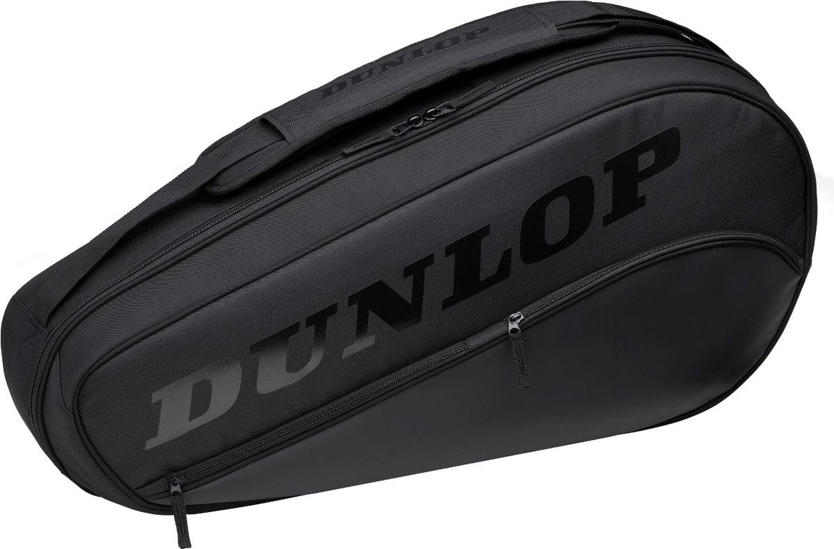 Dunlop thermobag team 3 racket - tennis tas - zwart
