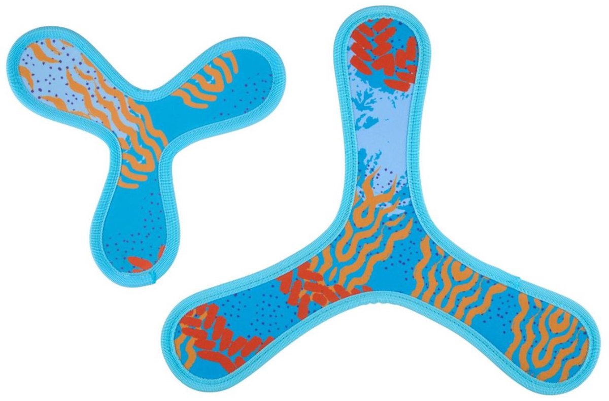 Eddy Toys Frisbee Set 2 Pezzi - Frisbee Morbido - Disco da Lancio Leggero - Giochi da Esterno Spiaggia e Giardino - Blu