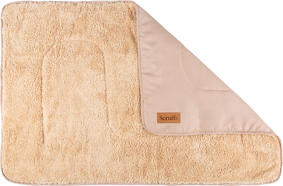 Scruffs cosy - morbida coperta per cani - utilizzabile su entrambi i lati con fodera interna meravigliosamente morbida - 110 x 75 cm - sabbia del deserto