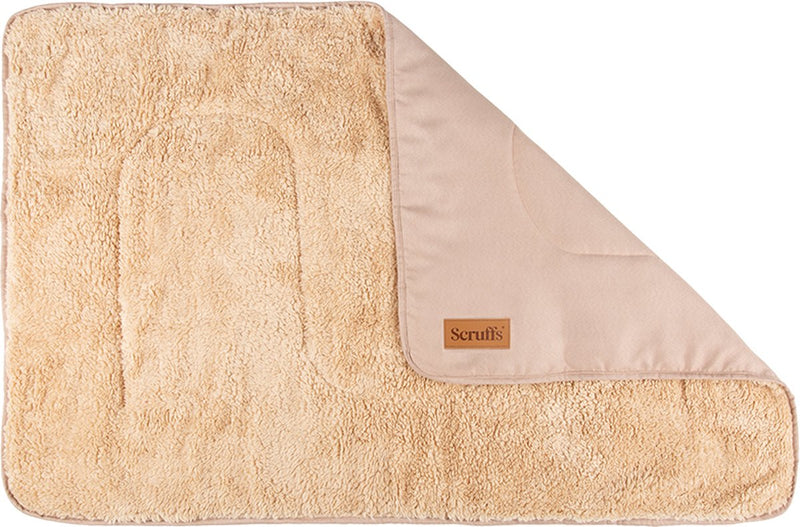 Scruffs Cozy - suave manta para perros - utilizable por ambos lados con forro interior maravillosamente suave - 110 x 75 cm - arena del desierto
