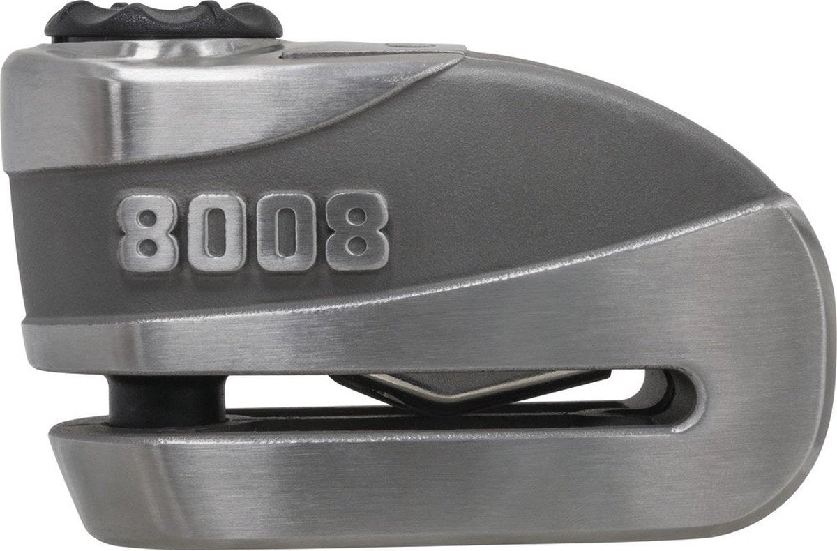 Candado para motocicleta Abus con combinación de candado de cadena y freno de disco - granit™ detecto xplus 8008 12ks loop - nivel de seguridad 20 - art-4 negro - 120 cm - apto para motocicletas