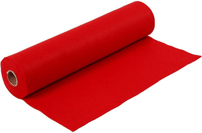 Feltro Creative Company cc hobby su rotolo 5 m rosso