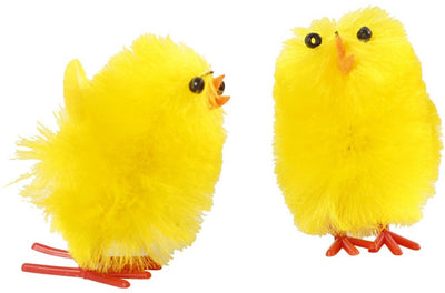 Creativ Company Yellow Easter chicks Chenille, 12st.