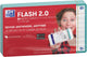 Oxford flash 2.0 - flashcard - a righe - a7 - bordo verde menta - 80 pezzi
