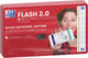 Oxford flash 2.0 - flashcard - a righe - a7 - bordo rosso - 80 pezzi